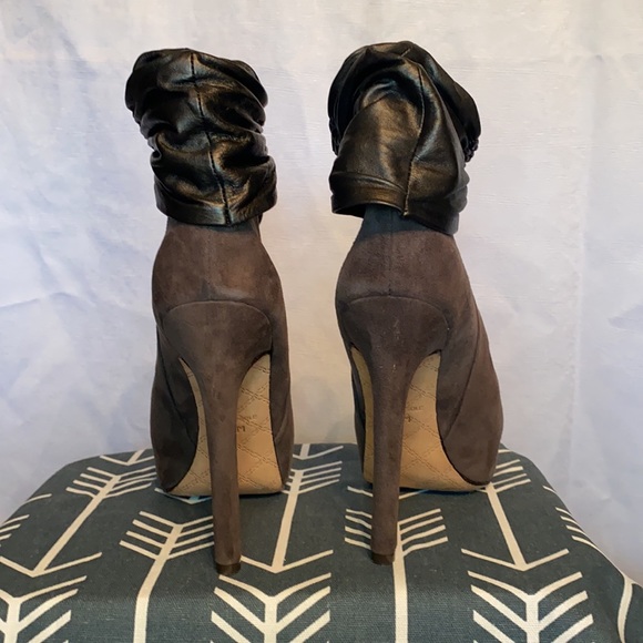 L.A.M.B. Suede Slouch Booties - Picture 3 of 8